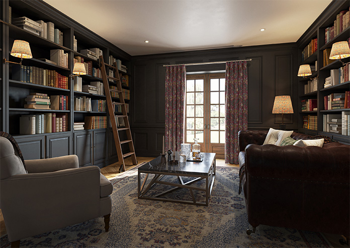 Oakmere, Carmine - Made to Measure Curtains - Image 8